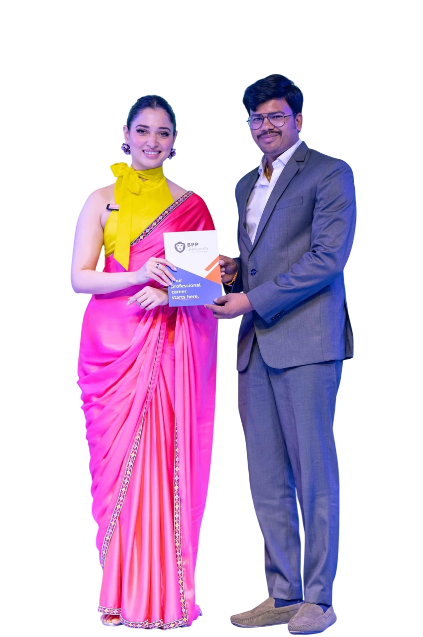 EEGGAA Overseas student receiving BPP University offer
