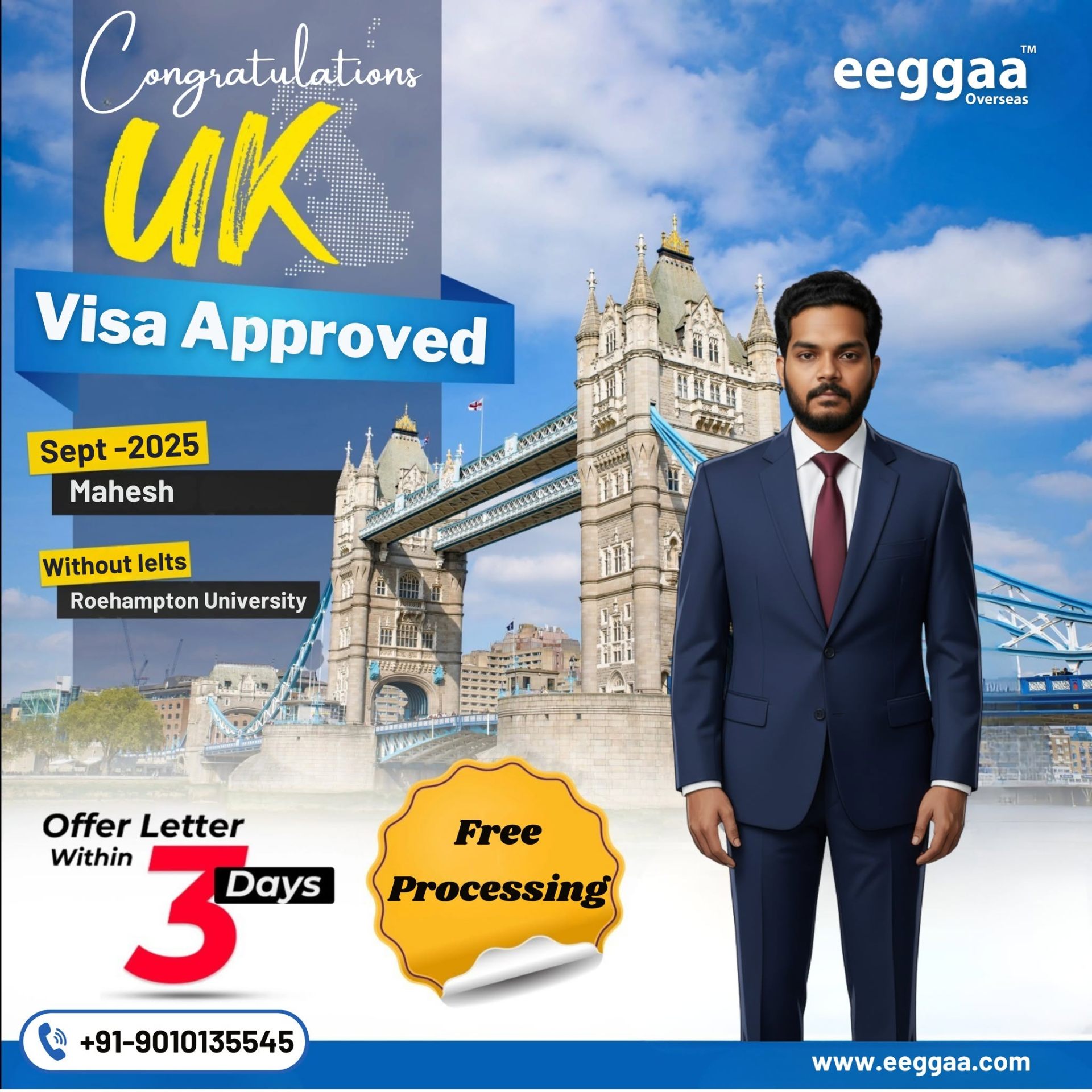Mahesh — UK visa approved